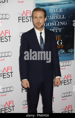 Ryan Gosling 11/12/2015 AFI Fest 2015 Weltpremiere Galavorstellung von "Die Große ' bei TCL Chinese Theatre in Hollywood, CA Foto von Izumi Hasegawa/HNW/PictureLux Stockfoto