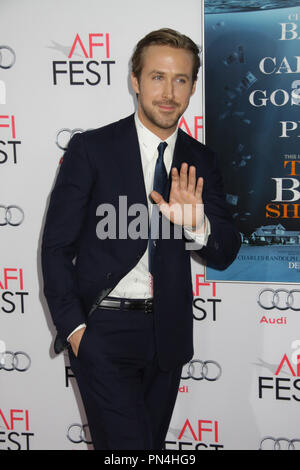 Ryan Gosling 11/12/2015 AFI Fest 2015 Weltpremiere Galavorstellung von "Die Große ' bei TCL Chinese Theatre in Hollywood, CA Foto von Izumi Hasegawa/HNW/PictureLux Stockfoto