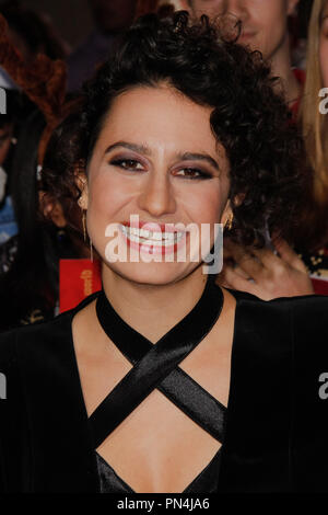 Ilana Glazer bei der Weltpremiere von Columbia Pictures'' die Nacht vor" am Theater im Ace Hotel in Los Angeles, CA, 18. November 2015 statt. Foto von Joe Martinez/PictureLux Stockfoto