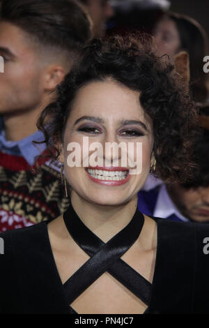 Ilana Glazer 11/18/2015 Die feierliche Uraufführung von "Die Nacht vor" am Theater im ACE Hotel in Los Angeles, CA Foto von Izumi Hasegawa/HNW/PictureLux Stockfoto