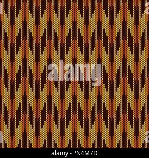 Herbst nahtlose Muster. Camouflage abstrakte Strickmuster. Design für Pullover, Schal, Tröster oder Kleidung Textur. Vector Illustration. Stock Vektor