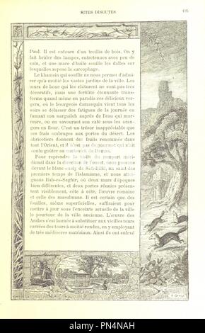 Bild von Seite 209 "Notre Voyage aux Pays bibliques". Stockfoto