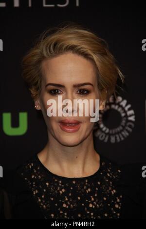 Sarah Paulson 03/20/2016 PaleyFest 2016" American Horror Story: Hotels am Dolby Theatre in Hollywood, CA Foto von Izumi Hasegawa/HNW/PictureLux gehalten Stockfoto