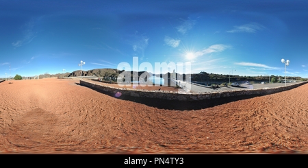 360 Grad Panorama Ansicht von Dique 'Los Reyunos'