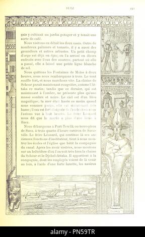 Bild von Seite 173 'Notre Voyage aux Pays bibliques". Stockfoto