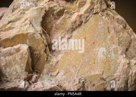 Dolomitgestein Muster von Bergbau und Gewinnung von Steinen und Erden Industrie. Dolomit ist ein wasserfreies Natriumcarbonat Mineral aus Kalzium Magnesium Carbonat, ideal Stockfoto