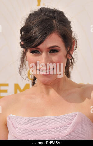 Yael Stein am 67th Emmy Awards statt bei Microsoft Theater in Los Angeles, CA am 20. September 2015. Datei Referenz # 32728 129 PRPP 01 Nur für den redaktionellen Gebrauch - Alle Rechte vorbehalten Stockfoto