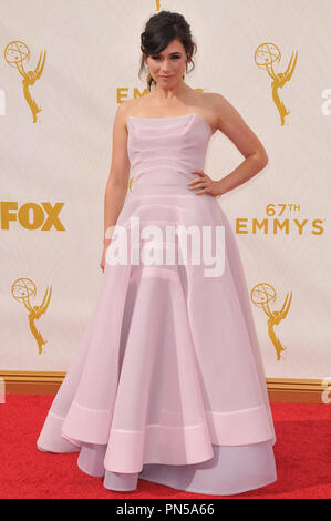 Yael Stein am 67th Emmy Awards statt bei Microsoft Theater in Los Angeles, CA am 20. September 2015. Datei Referenz # 32728 135 PRPP 01 nur für redaktionelle Verwendung - Alle Rechte vorbehalten Stockfoto