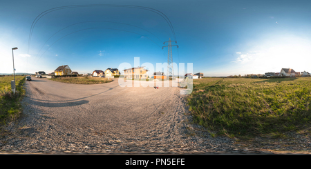 360 Grad Panorama Ansicht von Panoramablick auf das Feld 2