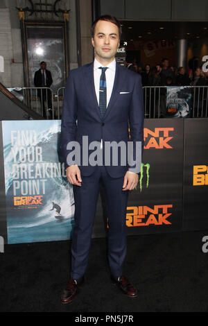 Nikolai Kinski 12/15/2015 "Point Break" Premiere an der TCL Chinease Theater in Hollywood, CA Foto von kazuki Hirata/HNW/PictureLux Stockfoto