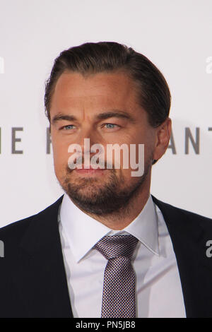 Leonardo DiCaprio 12/16/2015 "Der Wiedergänger" Premiere auf der TCL Chinese Theatre in Hollywood, CA Foto von kazuki Hirata/HNW/PictureLux gehalten Stockfoto