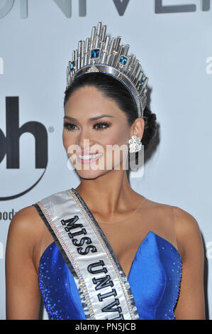 Miss Universe 2015 Sieger Pia Alonzo Wurtzbach der Philippinen backstage bei der 64. jährlichen Miss Universe Pageant im Planet Hollywood Resort & Casino in Las Vegas, NV am Sonntag, 20 Dezember, 2015. Foto von PRPP PRPP/PictureLux Datei Referenz # 32787 020 PRPP 01 nur für redaktionelle Verwendung - Alle Rechte vorbehalten Stockfoto