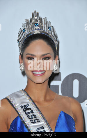 Miss Universe 2015 Sieger Pia Alonzo Wurtzbach der Philippinen backstage bei der 64. jährlichen Miss Universe Pageant im Planet Hollywood Resort & Casino in Las Vegas, NV am Sonntag, 20 Dezember, 2015. Foto von PRPP PRPP/PictureLux Datei Referenz # 32787 024 PRPP 01 nur für redaktionelle Verwendung - Alle Rechte vorbehalten Stockfoto