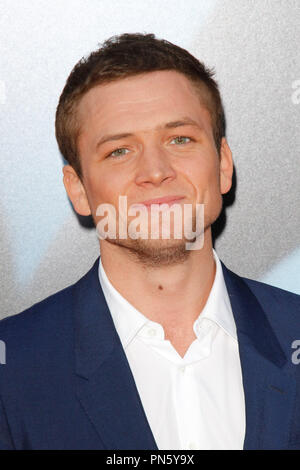 Taron Egerton bei der Weltpremiere von Universal Pictures ''Sing' bei Microsoft Theater in L.A. statt Leben in Los Angeles, CA, 3. Dezember 2016. Foto von Joseph Martinez/PictureLux Stockfoto