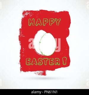 Frohe Ostern-Karte Stock Vektor