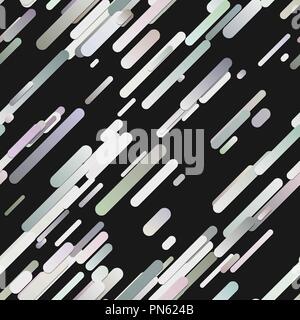 Farbenfrohe abstrakte wiederholen Gradient diagonale Streifen abgerundet Hintergrund Muster Stock Vektor