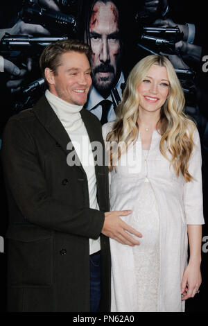 Chad Michael Murray, Sarah Roemer auf der Summit Entertainment Los Angeles Premiere von 'John Wick: Kapitel 2 "Am ArcLight Hollywood in Hollywood, CA, 30. Januar 2017 statt. Foto von Joseph Martinez/PictureLux Stockfoto