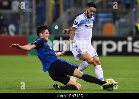 Rom, Italien. 21 Sep, 2018. Fußball Europa League erste Round-Lazio v Apollon Limassol-Olimpic Stadium-Rome -20-09 2018 im Bild Luis Alberto Foto Fotograf01 Gutschrift: Unabhängige Fotoagentur/Alamy leben Nachrichten Stockfoto