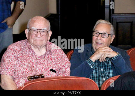 Screening von "Entourage" in Pasadena Public Library in Pasadena, Kalifornien. Mit: Ed Asner, Mark Rydell, Wo: Pasadena, Kalifornien, USA Wann: 19 Aug 2018 Quelle: WENN.com Stockfoto