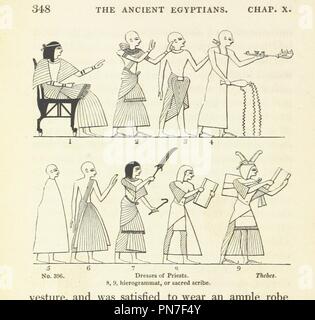 Bild von Seite 386' [Sitten und Gebräuche der alten Ägypter. Illustriert durch Zeichnungen, etc. 3 Vol. (eine zweite Serie der Sitten und Gebräuche der Alten Ägypter. 3 Vol.)]". Stockfoto