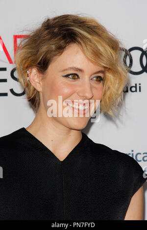 Greta Gerwig am AFI Fest 2016 Herzstück Galavorstellung von Fox Searchlight Pictures' 'Jackie' an der TCL Chinese Theatre in Hollywood, CA, November 14, 2016 statt. Foto von Joseph Martinez/PictureLux Stockfoto