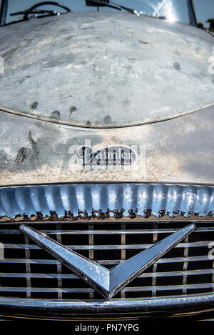 Daimler Motorhaube Abzeichen Stockfoto
