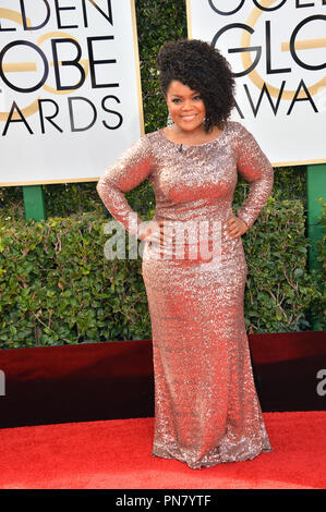 Yvette Nicole Brown auf dem 74 Golden Globe Awards im Beverly Hilton Hotel, Los Angeles, CA, USA, 8. Januar 2017 Stockfoto