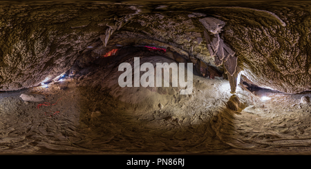 360 Grad Panorama Ansicht von Sannur Höhle - Ost Richtung U-Bahn