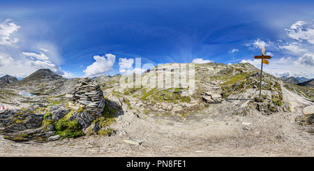 360 Grad Panorama Ansicht von Capanna Cadlimo CAS
