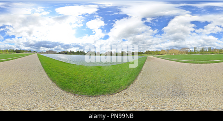 360 Grad Panorama Ansicht von Domaine de Chantilly