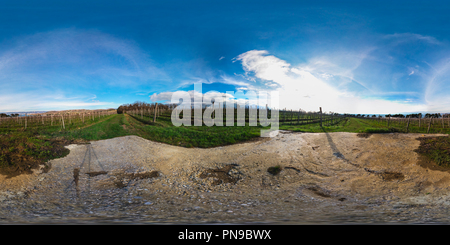 360 Grad Panorama Ansicht von Debeli Rtič - Slovenija