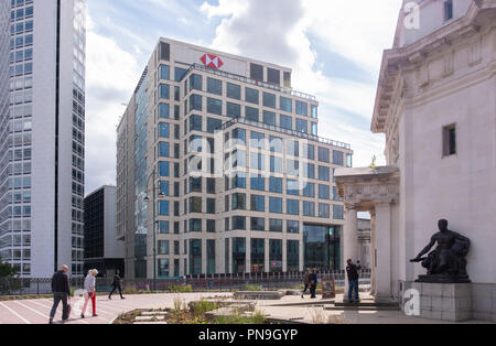 HSBC Hauptquartier im Zentrum von Birmingham, England. Stockfoto