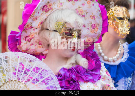 Festa Italia italienische Festival der italienischen Renaissance Zeichen Lancaster Lancashire, Großbritannien Stockfoto