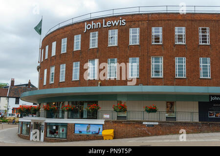 Norwich, Norfolk. 18. September 2018 John Lewis Department Store in Norwich. Bild von Mark Bullimore Fotografie Stockfoto