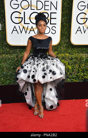 Janelle Monae auf dem 74 Golden Globe Awards im Beverly Hilton Hotel, Los Angeles, CA, USA, 8. Januar 2017 Stockfoto