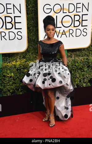 Janelle Monae auf dem 74 Golden Globe Awards im Beverly Hilton Hotel, Los Angeles, CA, USA, 8. Januar 2017 Stockfoto