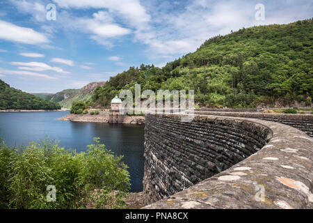 Garreg Ddu Reservoir, Teil des Elan Valley, Rhayader, Powys, Wales, Großbritannien Stockfoto