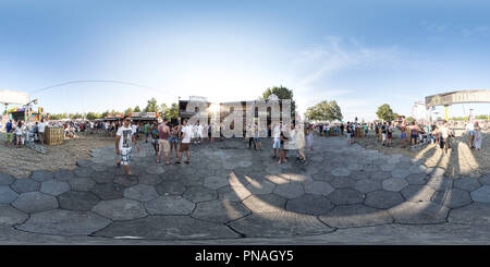 360 Grad Panorama Ansicht von Balaton Sound Balaton Sound Music Festival 62