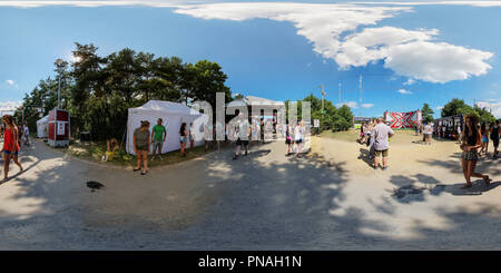 360 Grad Panorama Ansicht von Balaton Sound Nappall Volt Festival 2016 10.