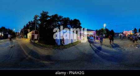 360 Grad Panorama Ansicht von Balaton Sound Nappall Volt Festival 2016 23.