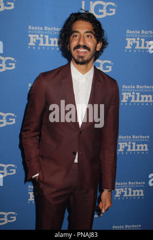 Dev Patel 2/4/2017 Virtuosen Award auf der 32. Santa Barbara International Film Festival findet am Arlington Theater in Santa Barbara, CA Foto von Julian Blythe/HNW/PictureLux Stockfoto