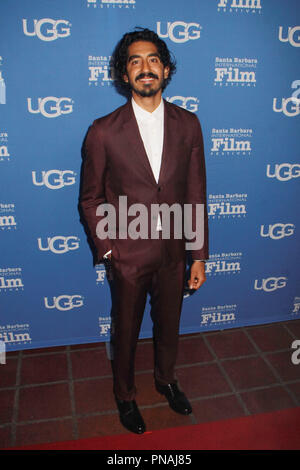 Dev Patel 2/4/2017 Virtuosen Award auf der 32. Santa Barbara International Film Festival findet am Arlington Theater in Santa Barbara, CA Foto von Julian Blythe/HNW/PictureLux Stockfoto