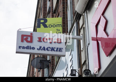 107.8 Radio Jackie Studios in Tolworth, Kingston upon Thames, Großbritannien Stockfoto