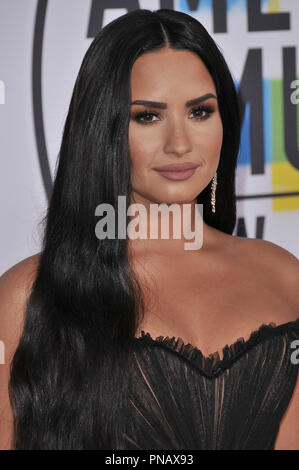 Demi Lovato bei den American Music Awards 2017, gehalten an der Microsoft Theater in Los Angeles, CA am Sonntag, 19. November 2017. Foto von PRPP/PictureLux Datei Referenz # 33481 002 PRPP 01 nur für redaktionelle Verwendung - Alle Rechte vorbehalten Stockfoto