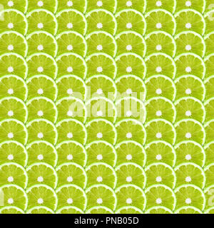 Green lime Schichten Muster Hintergrund. Natürliche symmetrische Full Frame essen Textur Stockfoto