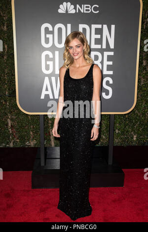 Samara Weben kommt an der 75th jährliche Golden Globe Awards im Beverly Hilton in Beverly Hills, CA am Sonntag, 7. Januar 2018. Stockfoto