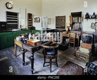 North Woolwich alte Station Museum Booking office, England, UK. Ca. 80er Stockfoto