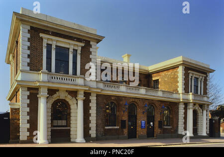 North Woolwich alte Station Museum, England, UK. Ca. 80er Stockfoto