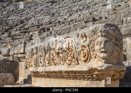 Atemberaubenden Ruinen der antiken Stadt Myra in Lykien in der Region von Anatolien, modernen Demre, Türkei Stockfoto