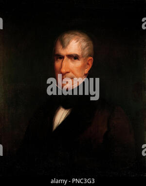 William Henry Harrison. Datum/Zeitraum: 1835. Malerei. Öl auf Leinwand Öl auf Leinwand. Höhe: 762 mm (30 in); Breite: 635 mm (25 in). Autor: James Lambdin. Stockfoto